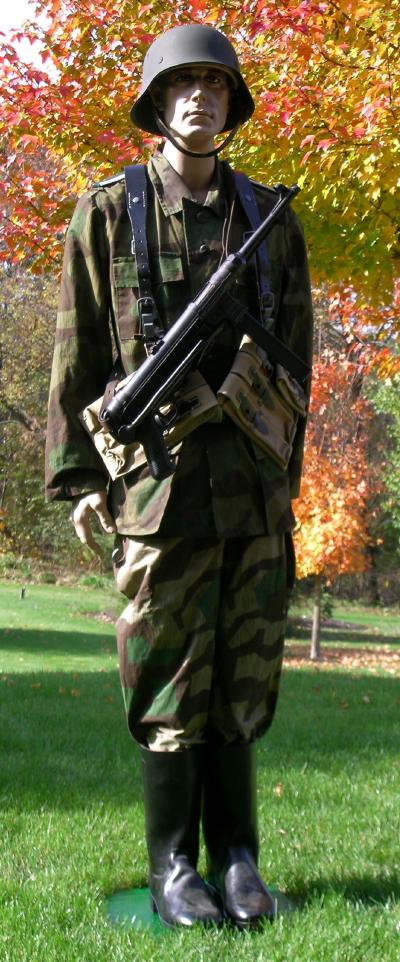 WW2 German M40 Splinter Camo Trousers - Repro Army Military Solider Pants  Heer